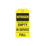 Cylinder Tags - Nitrogen Sign